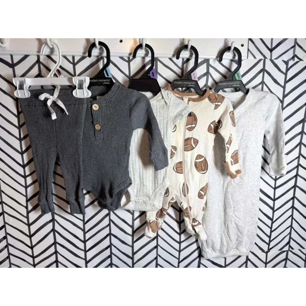 Simple Joys, Carters, Wonder Nation 5Pc Baby Boy Bundle Newborn 7122